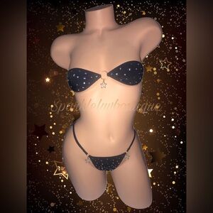 Exotic Dancewear Rhinestone Set